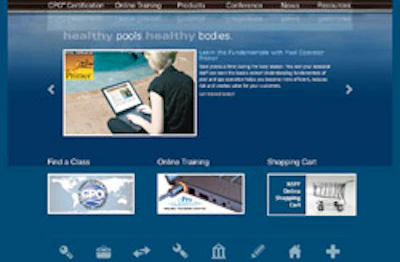 photo of NSPF website screenshot