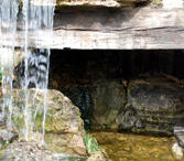 image of waterfall fountain as part of landscape design