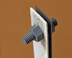 photo of calcium scale on salt chlorine generator plate