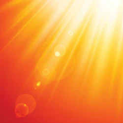 rendering of solar light