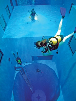 photo of world's deepest indoor pool