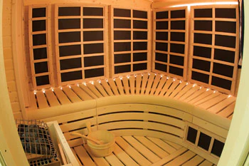 photo of Finnleo's CarbonFlex infrared heating systems