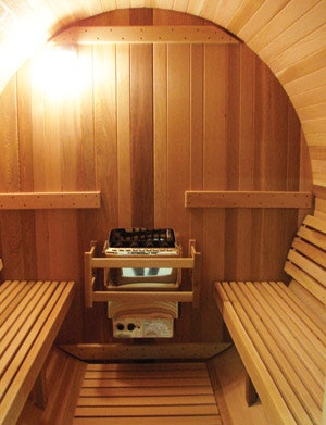 photo of a sauna