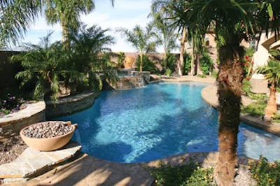 photo of finished pool project based on computer design