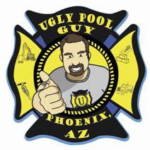 Ugly Pool Guy logo, Phoenix, AZ