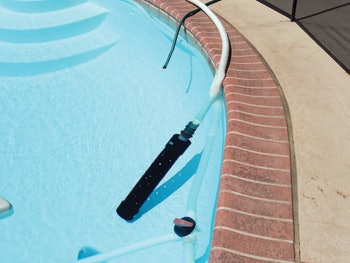 photo of mobile pool filtration system