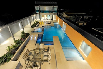 photo of backyard pool design