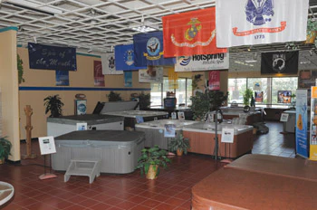 photo of spa showroom
