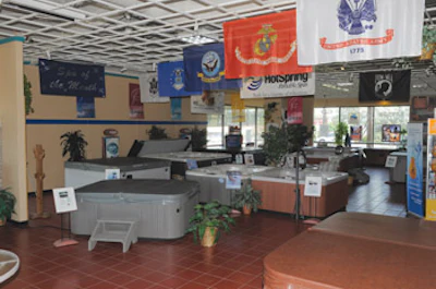 photo of spa showroom