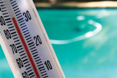 photo of pool thermometer