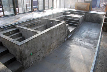 Photo Of Cast In Place Concrete Construction Of Spa, Chill Pool And Center Deep Main Pool