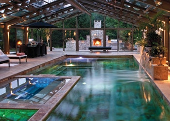 photo of indoor/outdoor pool in Canada