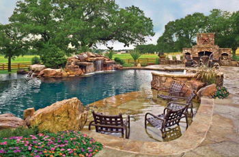 photo of Robertson Pools poolscape