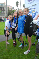 photo of girls participating in CAF Race Day