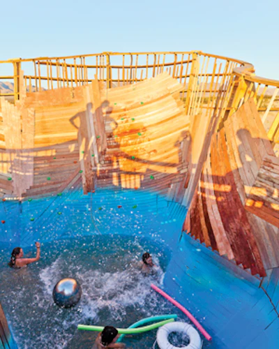 photo of yucca crater art project