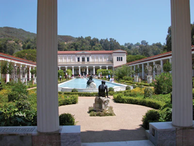 photo of Getty Villa classic pond