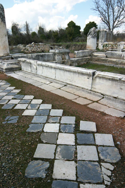 photo of bath complex in Aphrodisias Temple