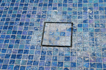 photo of pool tile art