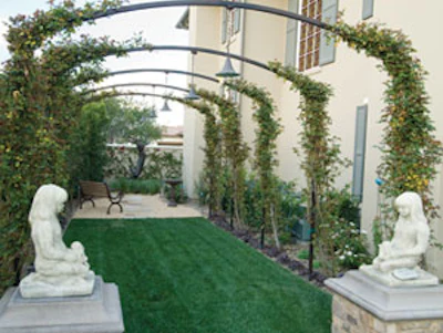 photo of side yard design