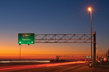 photo of Orlando highway sign