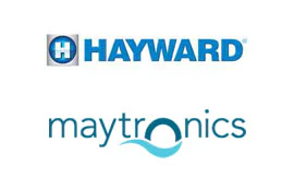 Hayward and Maytronics logos