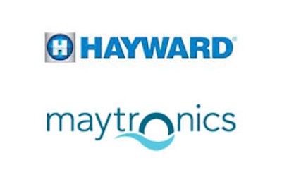 Hayward and Maytronics logos