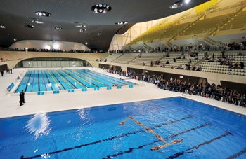 photo of Olympic pool in London