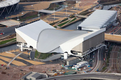 photo of the Aquatics Centre