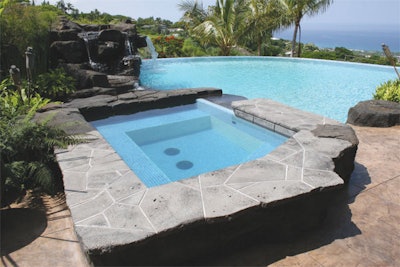 photo of pool builti using given resources in Hawaii