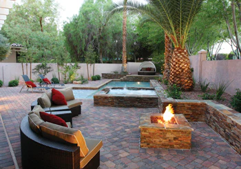 photo of outdoor pool area