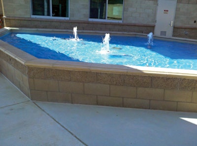 Photo Of Fountain At The Hope And Care Center At Camp Pendleton, Calif