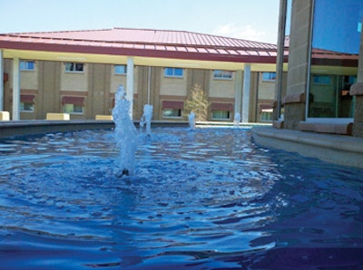 Photo Of Fountain At The Hope And Care Center At Camp Pendleton, Calif