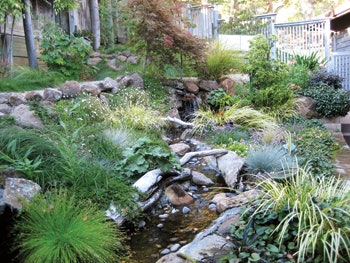 image of landscaping stream by Rick Driemeyer of Both Sides of the Door