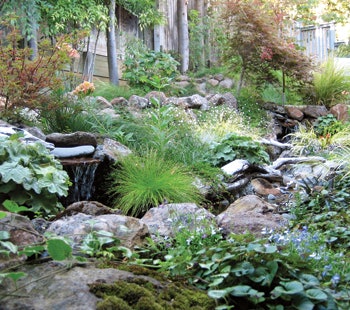 image of landscaping stream by Rick Driemeyer of Both Sides of the Door