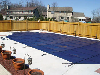 photo of repurposed pool covers