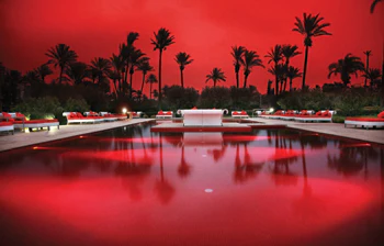 photo of red pool at Murano Hotel Marrakech