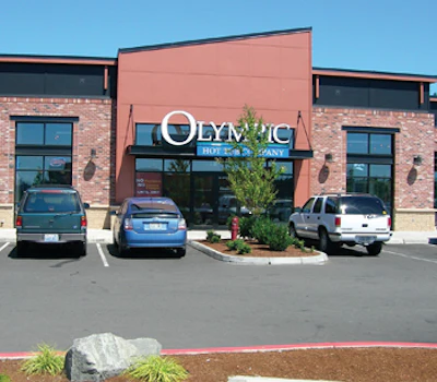 image of exterior of Olympic Hot Tubs in Seattle