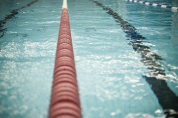 photo of swimming pool lanes