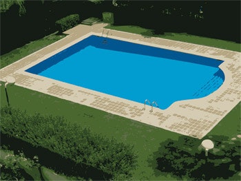 tracing of a pool photo