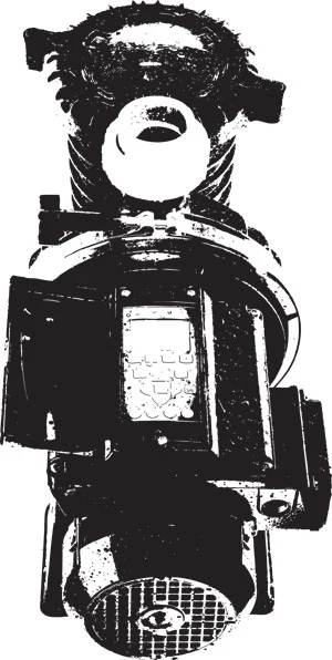 outline of an automatic pool cleaner