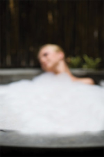 photo of woman in a spa