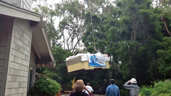 photo of swim spa drop