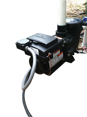 photo of pool pump