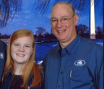 Photo Of Emily Schreiber With Bio Guard's Scott Newton