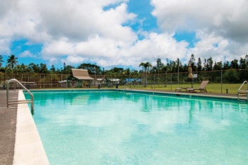 Hawaiian Shores solar powered commercial pool