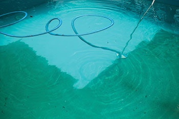 photo of automatic pool cleaner