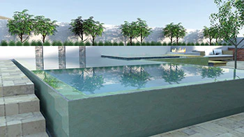 renderings of pools using computer drafting programs