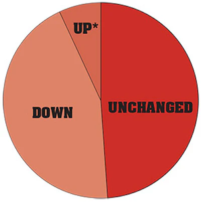 pie chart showing portable spa sales