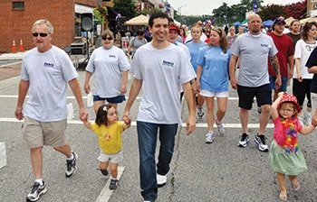 photo of Genco Pools & Spas walking for charity event