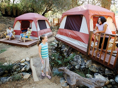photo of campground using aquatic landscaping